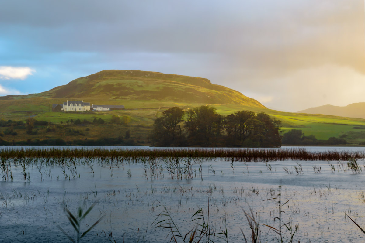 Salmon fishing islay