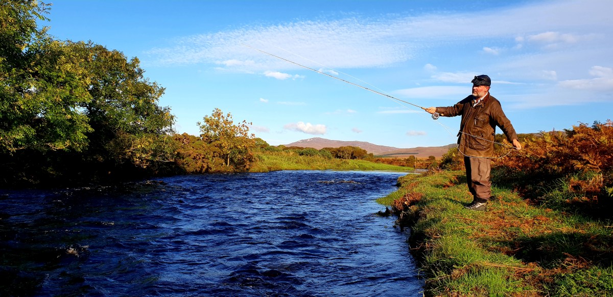 Salmon fishing islay
